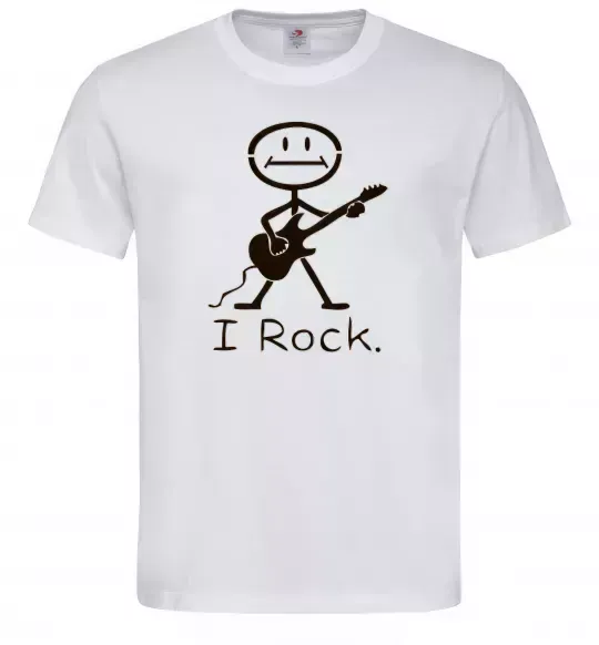 Чоловіча футболка I ROCK Білий фото