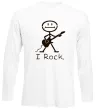 Лонгслив I ROCK Белый фото