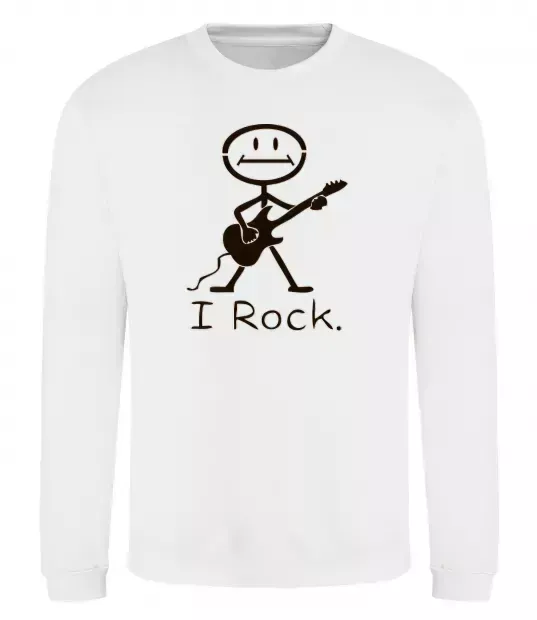 Свитшот I ROCK Белый фото