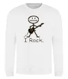Свитшот I ROCK Белый фото