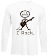 Лонгслів I ROCK Білий фото