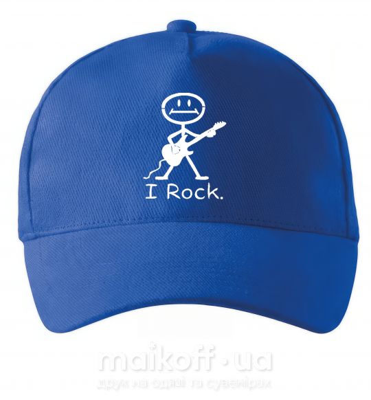 Кепка I ROCK Ярко-синий фото