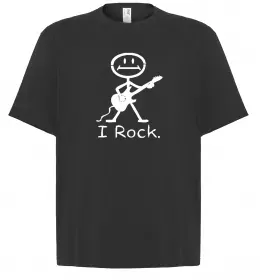 Футболка Оверсайз PEACE LOVE ROCK Белый фото