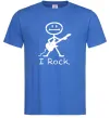 Чоловіча футболка I ROCK Яскраво-синій фото