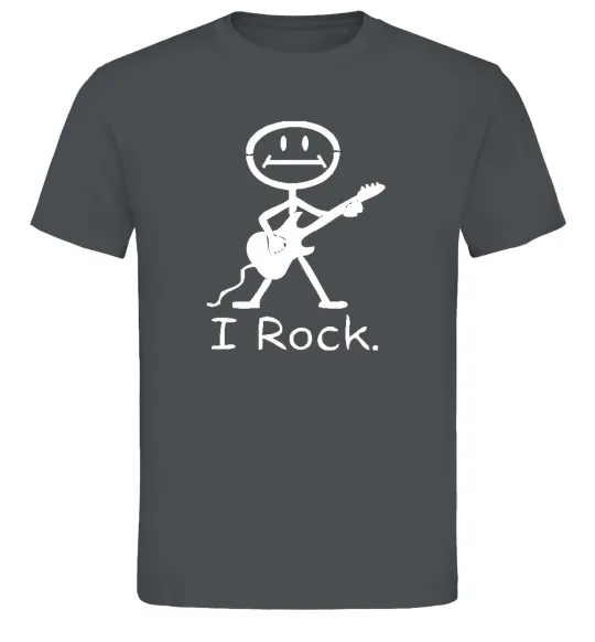 Чоловіча футболка I ROCK Графіт фото