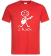 Чоловіча футболка I ROCK Червоний фото