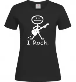 Жіноча футболка head guitar Чорний фото