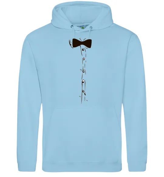 Жіноча толстовка (худі) Метелик Блакитний фото