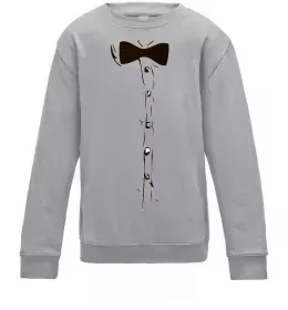 Дитячий світшот Метелик Сірий меланж фото