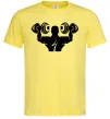 Чоловіча футболка Культурист Лимонний фото