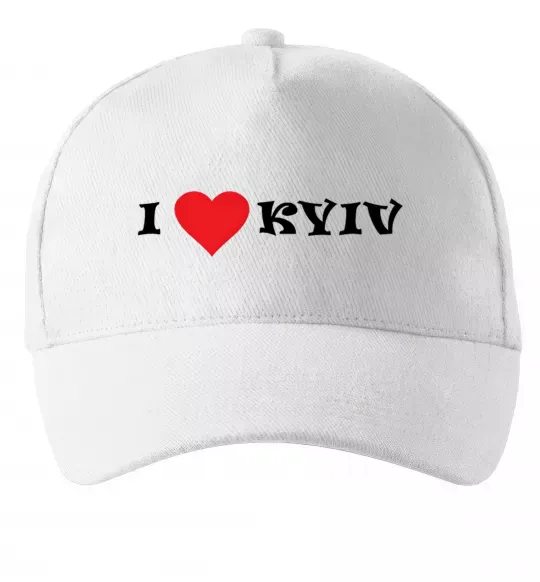 Кепка I love Kyiv Белый фото