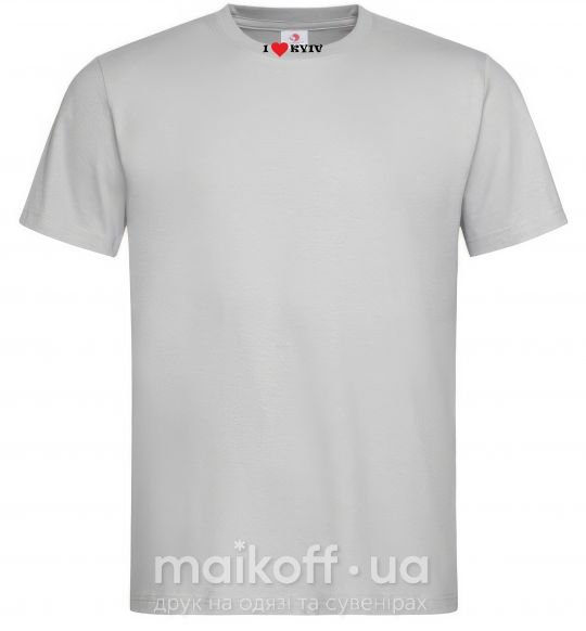 Мужская футболка I LOVE KIEV Серый фото