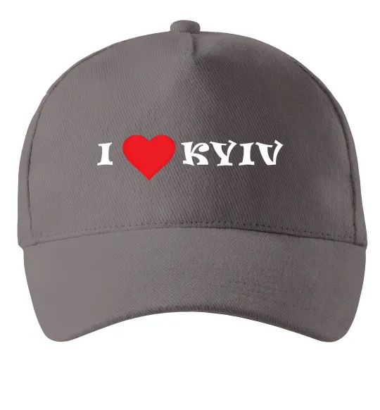 Кепка I love Kyiv Серый фото