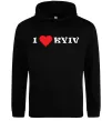 Чоловіча толстовка (худі) I love Kyiv Чорний Чоловіча толстовка (худі) I love Kyiv Чорний фото