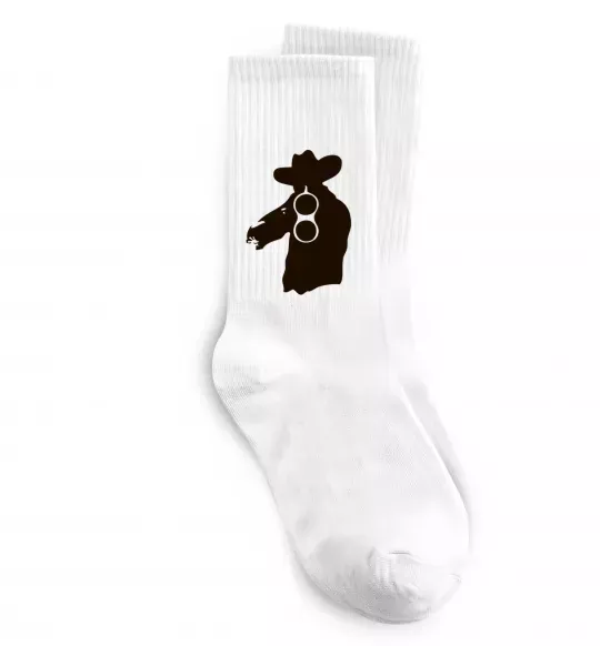 Шкарпетки Мисливець Білий фото