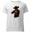 Чоловіча преміум футболка Мисливець Білий фото