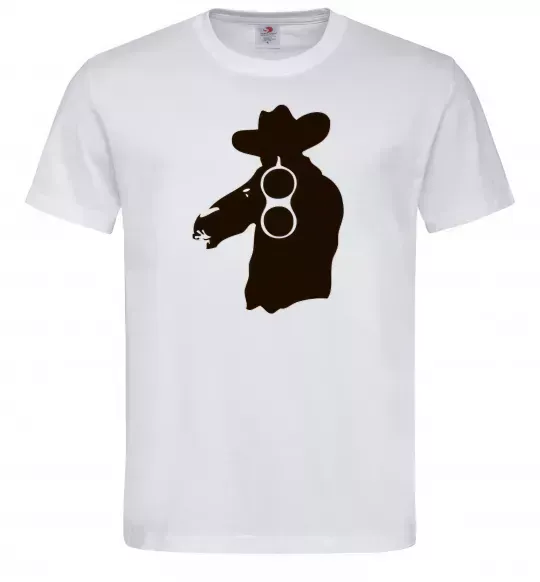 Чоловіча футболка Мисливець Білий фото