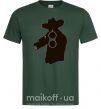 Мужская футболка ОХОТНИК №2 Темно-зеленый фото