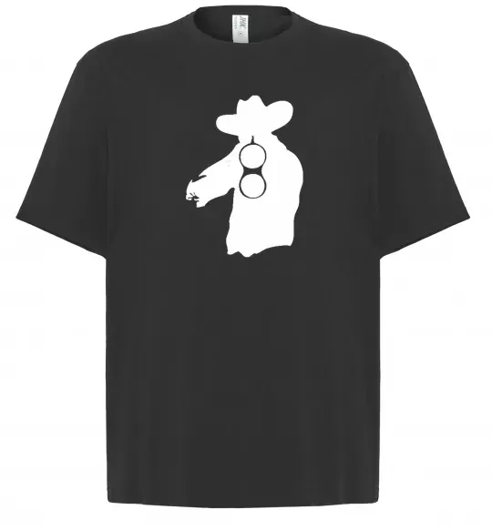 Футболка Оверсайз Мисливець Чорний фото