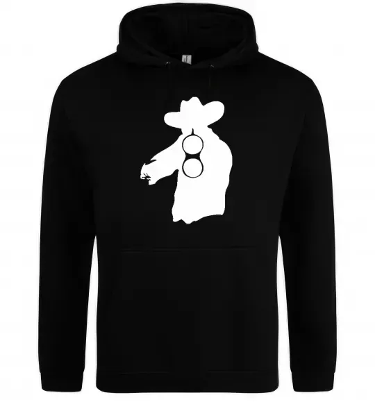 Мужская толстовка (худи) Мисливець Черный фото