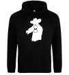Мужская толстовка (худи) Мисливець Черный фото