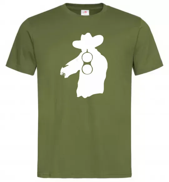 Чоловіча футболка Мисливець Оливковий фото