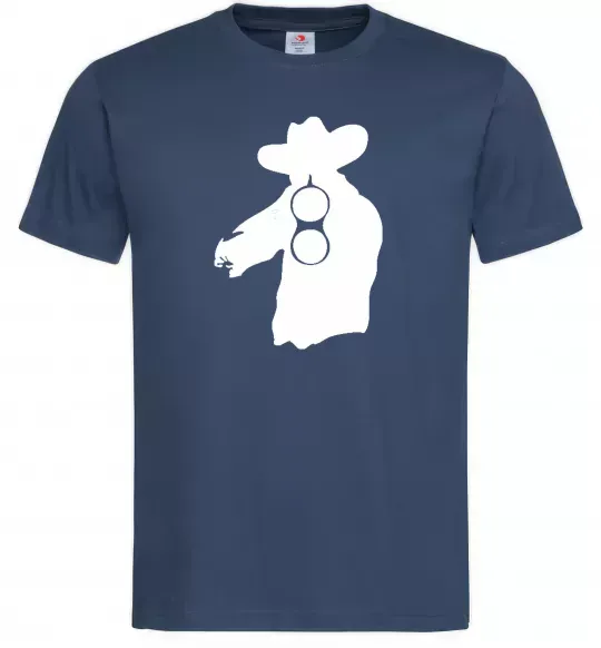 Чоловіча футболка Мисливець Темно-синій фото