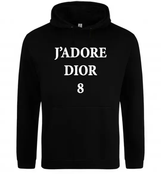 Женская толстовка (худи) J'ADORE DIOR 8 Черный фото