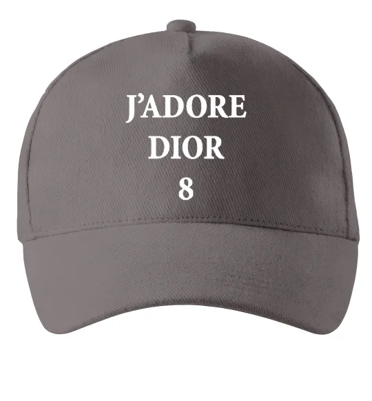 Кепка J'ADORE DIOR 8 Сірий фото