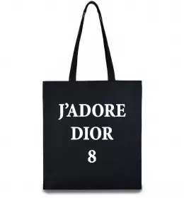 Еко-сумка J'ADORE DIOR 8 Чорний фото