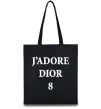 Еко-сумка J'ADORE DIOR 8 Чорний фото