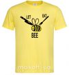 Мужская футболка LET EAT BEE Лимонный фото