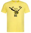 Мужская футболка LET EAT BEE Лимонный фото