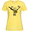 Жіноча футболка LET EAT BEE Лимонний фото