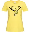 Женская футболка LET EAT BEE Лимонный фото