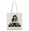 Еко-сумка DJ GIRL Бежевий фото