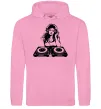 Мужская толстовка (худи) DJ GIRL Розовый фото