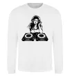 Світшот DJ GIRL Білий фото