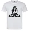 Мужская футболка DJ GIRL Белый фото
