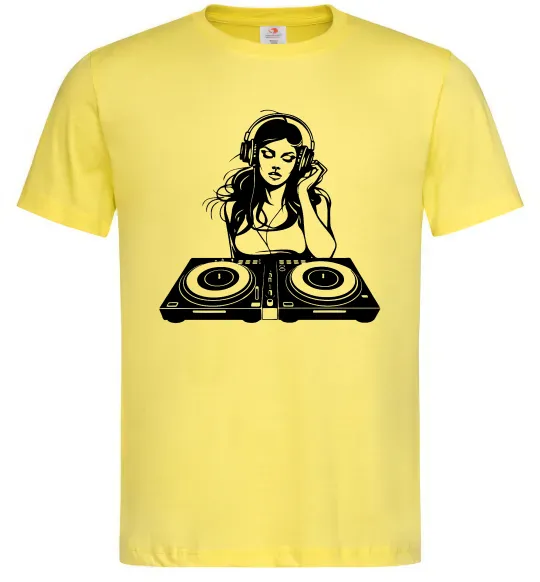 Мужская футболка DJ GIRL Лимонный фото
