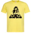 Мужская футболка DJ GIRL Лимонный фото
