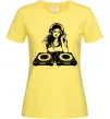 Жіноча футболка DJ GIRL Лимонний фото