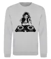 Світшот DJ GIRL Сірий меланж фото