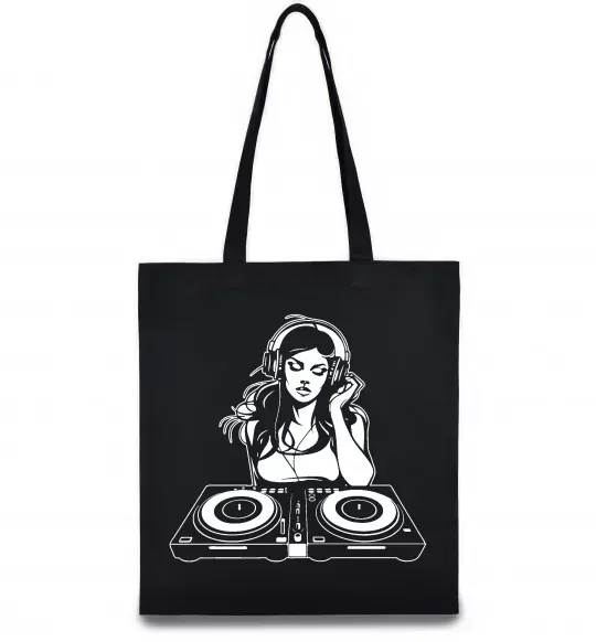 Еко-сумка DJ GIRL Чорний фото