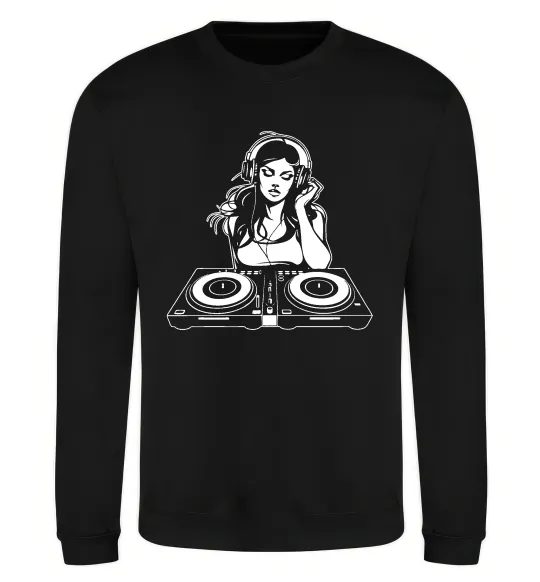 Світшот DJ GIRL Чорний фото