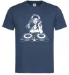 Мужская футболка DJ GIRL Темно-синий фото