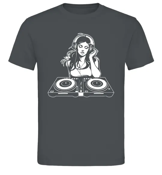 Мужская футболка DJ GIRL Графит фото