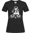 Жіноча футболка DJ GIRL Чорний фото