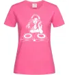 Жіноча футболка DJ GIRL Яскраво-рожевий фото