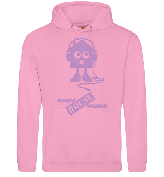 Женская толстовка (худи) ONLY HOUSE MUSIC Розовый фото